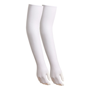 Summer Plus Size Sun Protection Arm Sleeves For Men Ice Silk UV Protection High Elasticity Breathable Loose Fit Fishing Arm - Product Image 4