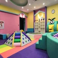 Peralatan Bermain Dalam Ruangan Kecil Set Permainan Lunak Anak Kolam Bola Laut Peralatan Softplay Dalam Ruangan