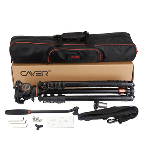 Cayer af2451h6 <span class=keywords><strong>Hot</strong></span> Bán nhiều chức năng nhôm chuyên nghiệp Video Camera <span class=keywords><strong>Tripod</strong></span> với chất lỏng Head Flip-Lock cho ghi âm - Product Image 6