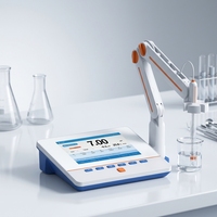 Medidor de EC Digital de Sobremesa PH200E, Analizador de Calidad del Agua con Compensación Automática de Temperatura, Uso Industrial y de Laboratorio, Plástico, OEM