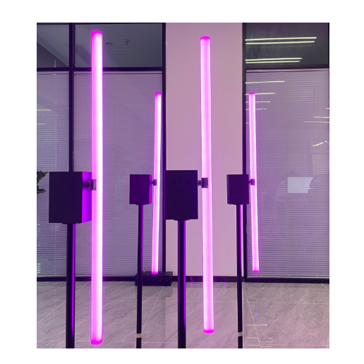 360° Rotating DMX512 LED Pixel Tube Light, DC24V Motorized Stage Lighting for Events