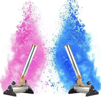Machine de révélation du sexe du bébé, lanceur de poudre colorée contrôlé par TNT pour mariages et fêtes