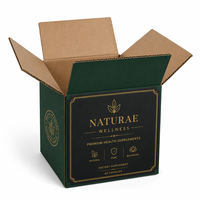 Caja de Cartón Corrugado Personalizada al por Mayor para Embalaje de Regalos, Autoarmable, con Relieve, Laminación Mate y Recubrimiento UV para Envío