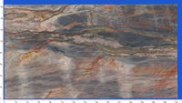 Dalle de quartzite Michelangelo de luxe pour îlot de cuisine de villa, comptoirs en pierre naturelle haut de gamme pour la décoration intérieure haut de gamme
