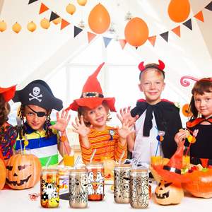 Verre à eau ou à bière personnalisable <span class=keywords><strong>de</strong></span> 16 oz avec logo, couvercle en bambou et paille – Idéal pour les réunions, les fêtes et les cadeaux - Product Image 4