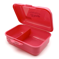 Boîte à lunch en plastique compartimentée de marque, écologique, prix bas, vente en gros