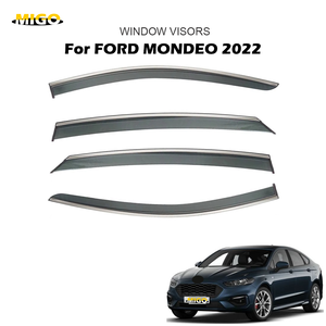 Pare-soleil et déflecteurs de vent pour portières de voiture FORD MONDEO <span class=keywords><strong>2022</strong></span>, en PC injecté haut de gamme, pare-pluie pour pare-brise, visières pour fenêtres avant et arrière - Product Image 2