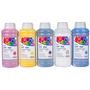Vendita Diretta di Fabbrica Inchiostro DTF Premium 1000ML Inchiostro Pigmentato per Trasferimento DTF per <span class=keywords><strong>Epson</strong></span> XP600 I3200 4720 Stampa Tessile CMKY+W - Product Image 3