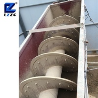 Installation de lavage de sable en spirale LZZG 100tph avec pompe, économie d'énergie, haute qualité, exportation vers Singapour