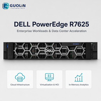 Serveur en rack Dell PowerEdge R7625 2U neuf, double processeur AMD EPYC 9004 Series, DDR5 24 DIMM, PCIe Gen5, serveur haute performance