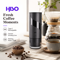 Cafetière portable, fonctionnement à moins de 75 dB, boîtier en ABS, réservoir de 0,5 L, plus de 15 tasses par réservoir, pour camping-car, pêche, voyages et usage quotidien