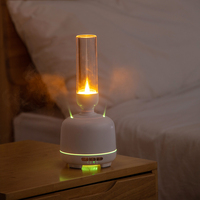 Diffuseur d'huiles essentielles à ultrasons à double sortie de pulvérisation, diffuseur d'arômes à atomisation, veilleuse LED 300 ml, vente chaude