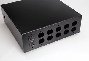 Tùy chỉnh điện tử 2U 3U trường hợp nhôm sơn tĩnh điện Rackmount công suất cao khung gầm hộp khuếch đại bao vây - Product Image 3