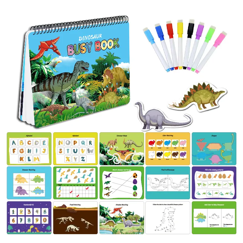 Factory Direct Reasonable Price Custom Design Preschool Kids Busy Book 2023 Busy Book Montesori
