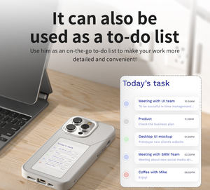 NFC fai da te Smart E inchiostro Display antiurto custodia per telefono cellulare per 17 16 15 12 Pro Max Free-Change <span class=keywords><strong>foto</strong></span> - Product Image 6