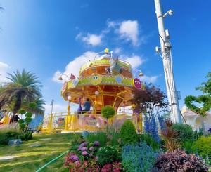 ม้าหมุนกลางแจ้งสุดหรู24ที่นั่งสำหรับเด็ก, ระบบม้าหมุนแนวตั้ง <span class=keywords><strong>Kardex</strong></span> กล่องดนตรีกระเป๋าเดินทางสนามบินรถโรตารี่ที่จอดรถปาร์ตี้ - Product Image 1