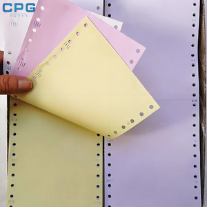 Papier NCR OEM personnalisé en gros, haute blancheur, 9,5''x11'', 2 feuillets, pour ordres de livraison et factures, format continu pour ordinateur - Product Image 1