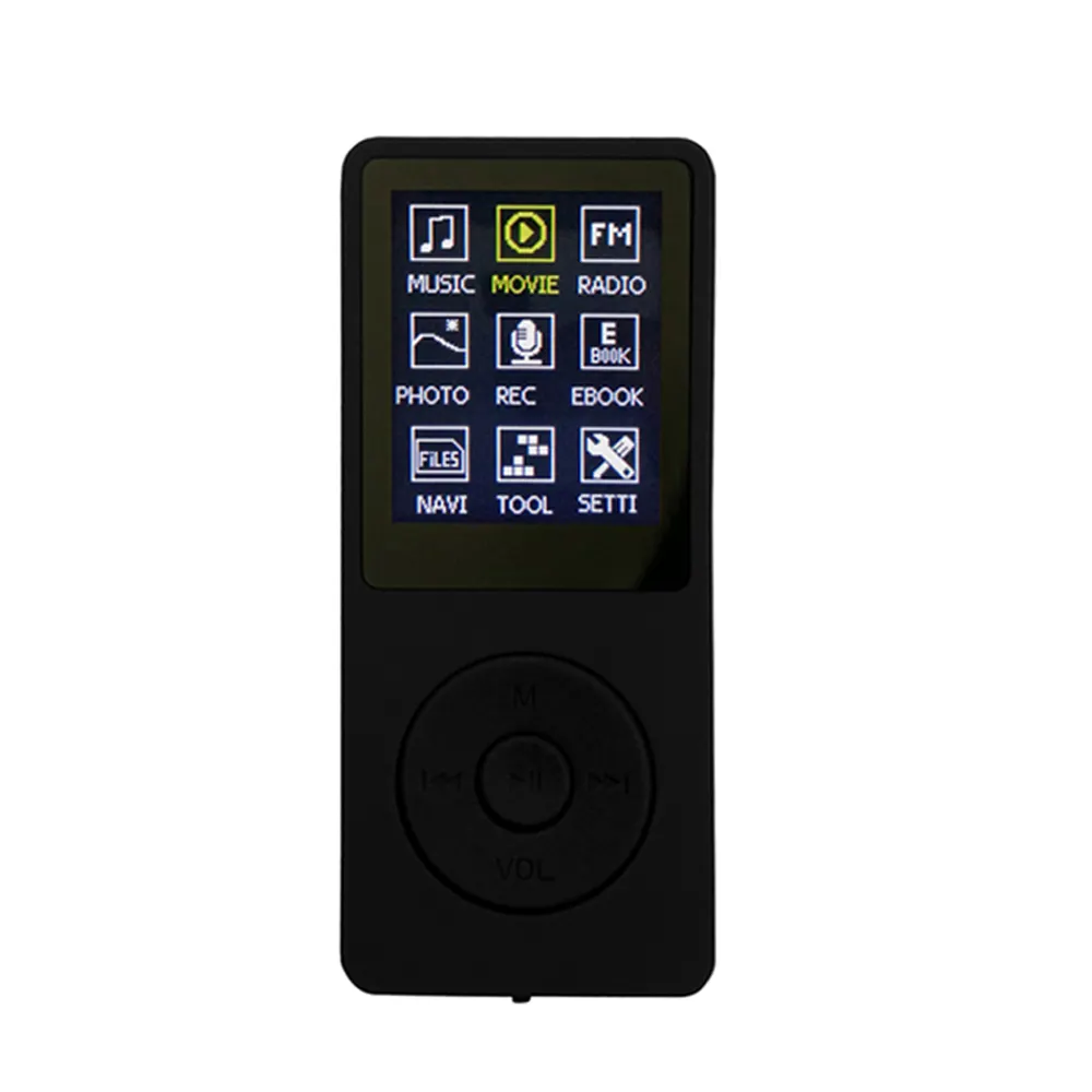 Portable HiFi Sound Digital Music Player with FM Radio Recorder Ebook Clock