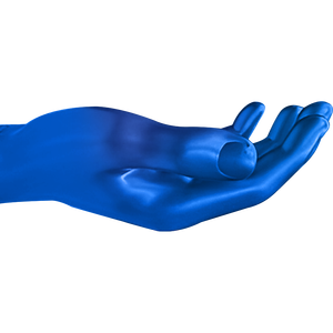 Hold My Ball Accesorios deportivos Soporte de mano para pelota de béisbol-Mano negra 490G - Product Image 4