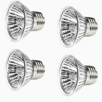 Ampoule chauffante halogène UV en verre écologique 25W 50W 75W UVA UVB 3.0 pour reptiles, lampe de chauffage à spectre complet pour tortues