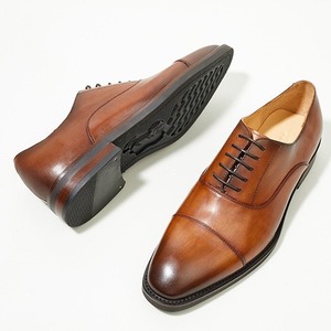 Chaussures Derby Homme 2025 en Cuir Véritable à Bout Pointu, Semelle Épaisse Rehaussante, Modèle Slip-On, Idéales pour Affaires, Mariages et Cérémonies - Product Image 1