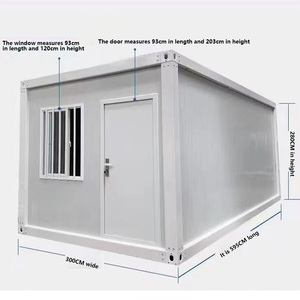 Casa Contenedor Prefabricada Certificada de 40 pies, Transpirable, Moderna, Rectangular, con Paneles Sándwich, Diseño Plegable, para Hotel o Villa, con Garantía - Product Image 5