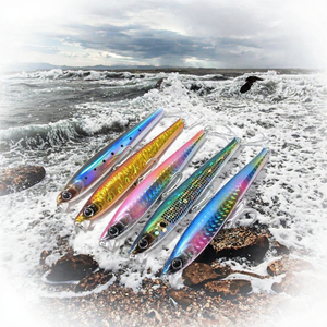 Señuelo de pesca Pin Tail Sawara Minnow, de hundimiento pesado, de ABS, duro, para pesca en agua salada, señuelo de lanzado para lubina, pesca en barco, fabricante OEM - Product Image 3