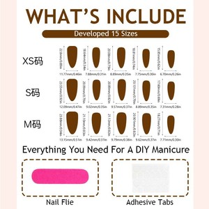 30 Piezas de Uñas Postizas Pre-Diseñadas <span class=keywords><strong>con</strong></span> Código Numérico, Uñas Postizas Blancas Francesas <span class=keywords><strong>con</strong></span> <span class=keywords><strong>Flores</strong></span> Tridimensionales 3D - Product Image 3