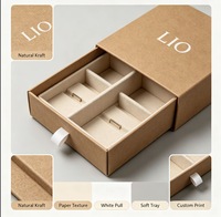 Boîtes cadeaux en papier kraft écologiques, logo personnalisé imprimé, boîtes en carton recyclables pour emballages cadeaux et boutique