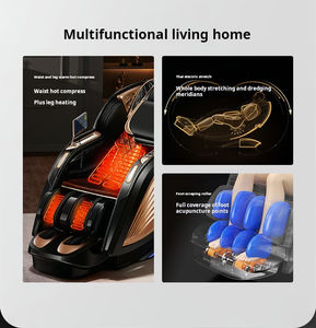 Silla de masaje inteligente Sl Track de lujo C120 4D directa de fábrica, la mejor calidad, cuerpo completo, Shiatsu, Gravedad Cero, música Ai, función portátil - Product Image 6