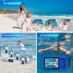 Retro Cổ Điển 4K 64MP HD Không Thấm Nước Máy Ảnh Với Ip68 5M Không Thấm Nước Tự Động Lấy Nét 16X Zoom Kỹ Thuật Số Dưới Nước Máy Ảnh Cho Lặn - Product Image 5