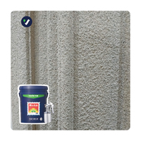 Revêtement liquide de qualité supérieure à texture de pierre naturelle, résistant aux UV, application par pulvérisation, peinture murale extérieure