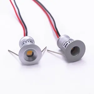 1瓦嵌入式发光二极管迷你筒灯dc12v