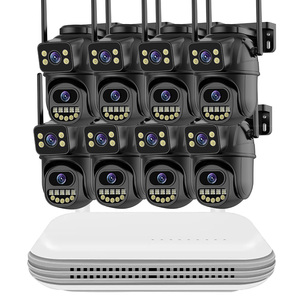 Système de vidéosurveillance sans fil ONVI 8CH H.265 9MP avec audio bidirectionnel, PTZ, WIFI, IP, zoom 8X, vision nocturne pour la sécurité domestique - Product Image 1