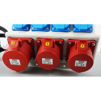 Boîte de distribution d'énergie Portable 11 voies 32a, carte de Distribution MCB IP44