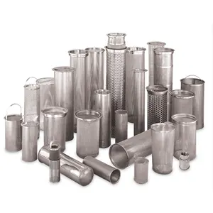 Hydraulic and Lubrication Filtration System Stainless Steel Porous Filter Screen Tube,Perforated Cylinder,Filtering Strainer