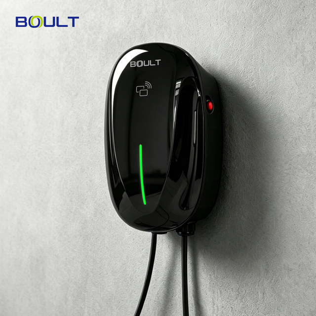 Wallbox EV Charger APP RFID New 32A Wall-mounted EV Charging Station Type2/GBT Connectors IP65 Rated 7kW AC for Electric