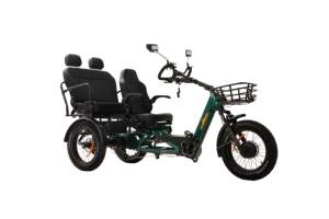 Tricycle Électrique de Transport Haute Qualité 1750W 48V avec Pneus Larges 20 Pouces, 3 Roues et Panier, Batterie 60Ah, Modèle 2026 Nouveau - Product Image 3