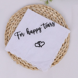 <span class=keywords><strong>Pañuelo</strong></span> de boda blanco <span class=keywords><strong>bordado</strong></span> <span class=keywords><strong>personalizado</strong></span> de China al por mayor/pañuelos - Product Image 5