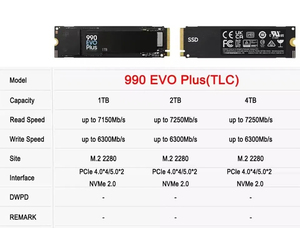 <span class=keywords><strong>SSD</strong></span> <span class=keywords><strong>990Pro</strong></span> 1 To NVMe PCIe 4.0, vitesse de lecture jusqu'à 7450 Mo/s, M.2 2280, disques <span class=keywords><strong>SSD</strong></span> pour PS5, ordinateur portable, ordinateur de jeu haut de gamme - Product Image 4
