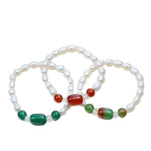 Vente en gros de petits stands de bijoux, perles transfrontalières, bijoux en agate, bracelets en perles - Product Image 5