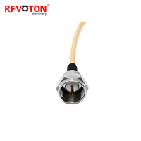 Câble d'extension RF Pigtail F mâle vers F mâle avec RG179, prix usine