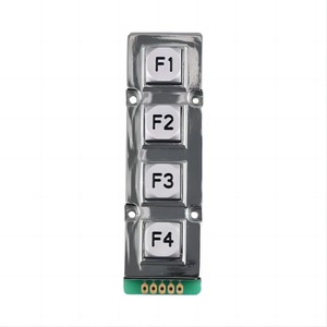 Custom Ip65 Zinc Alloy Metal 4X4 1*4 4 16 Key <strong>Matrix</strong> Number <strong>Keypad</strong> for Fuel Dispenser - Product Image 4