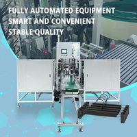 Ligne de production automatisée personnalisable pour l'assemblage de cintres à pantalons, entraînée par servomoteur avec inspection visuelle