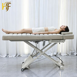 <span class=keywords><strong>Table</strong></span> de massage en matériau durable, lit de massage chauffant, hauteur réglable, lit incurvé pour les cils, mobilier de salon de beauté - Product Image 1