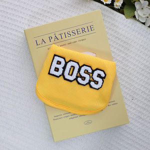 Chaleco de Verano para Perros y Gatos, Ropa para Mascotas, Color Caramelo, Tejido Waffle, Diseño con Letras Boss, Estilo Lindo - Product Image 2