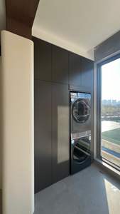 Luxury <b>Bathroom</b> Side Cabinet <b>Bathroom</b> Furniture Laundry <b>Sink</b> Cabinet Combo Waterproof Washing Machine Cabinet - Product Image 2