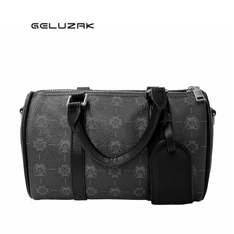 Geluzak G08 personalizado OEM Casual bolso de cuero bolso de hombro de moda PU cuero bolso de lujo para hombre y mujer