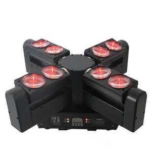 Haz de luz láser LED móvil de 8 ojos rojo Control DMX512 <span class=keywords><strong>para</strong></span> DJ Bar Night Event Club-Haz de <span class=keywords><strong>luces</strong></span> láser de DJ económico - Product Image 1