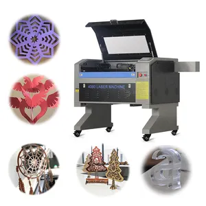 Bestseller 4060 6090 60w80w100w Acryl-Laser-Schneidemaschine CO2 Lasergravierer für Acryl-Plywoodpapier